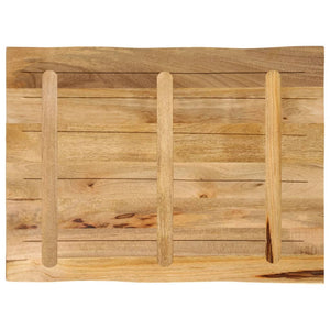 Tischplatte Mango Massivholz Baumkante 90x60