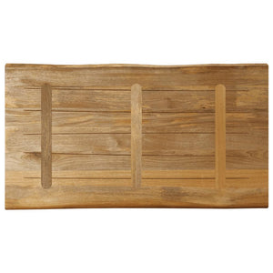 Baumkanten Tischplatte Mango 110x60 cm