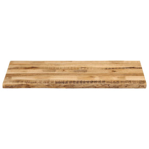 Massivholz Tischplatte Mango Baumkante 120x60 cm