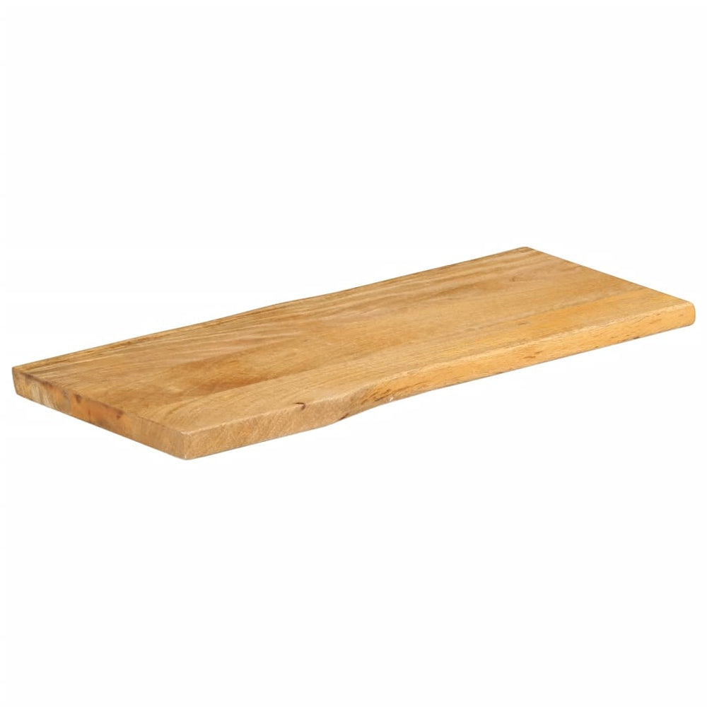 vidaXL Plateau de table avec bords naturels 80x40x3,8 cm en bois de manguier massif