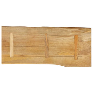 Massivholz Tischplatte Mango 80x40 cm
