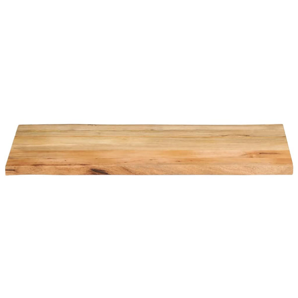 Massivholz Tischplatte Mango Baumkante 120x60 cm