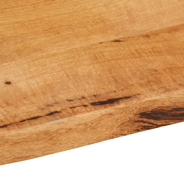 Massivholz Tischplatte Mango Baumkante 120x60 cm
