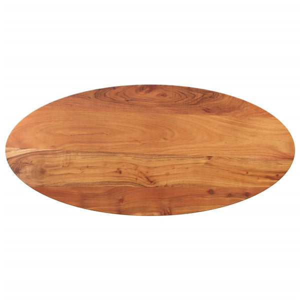 Tischplatte Oval 90x40 cm Akazie Massivholz