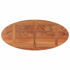 Tischplatte Oval 90x40 cm Akazie Massivholz