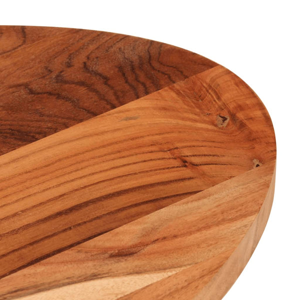 Tischplatte Oval 90x40 cm Akazie Massivholz