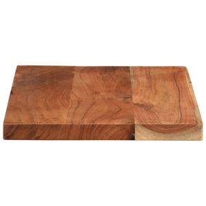 Akazie Tischplatte 40x20 cm Massivholz