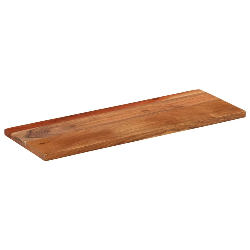 Akazie Tischplatte 80x20 cm Massivholz