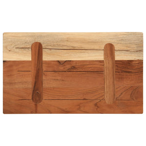 Akazie Tischplatte 50x30 cm Massivholz