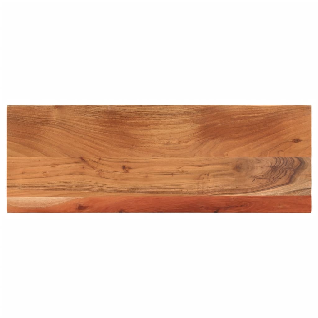 Akazie Tischplatte 80x30 cm Massivholz