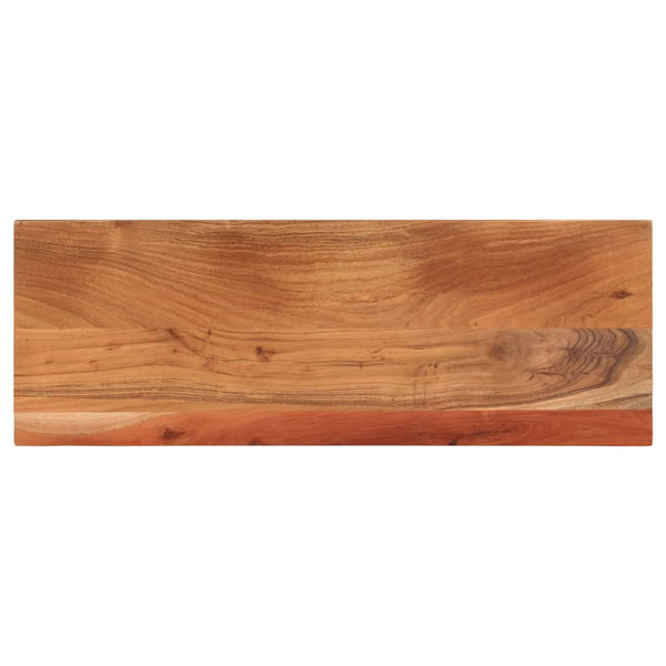 Akazie Tischplatte 90x30 cm Massivholz