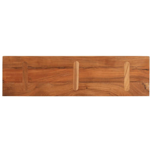 vidaXL Plateau de table 110x30x2,5 cm Rectangulaire Bois d'acacia massif