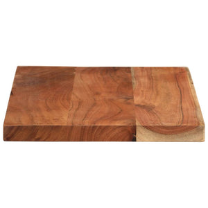 Akazie Tischplatte 60x40 cm Massivholz