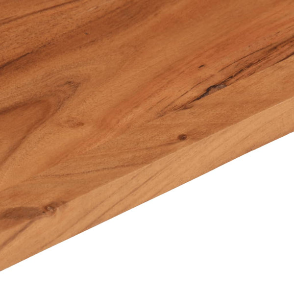 Akazie Tischplatte 90x40 cm Massivholz