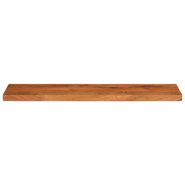 Akazie Tischplatte Massivholz 110x40 cm