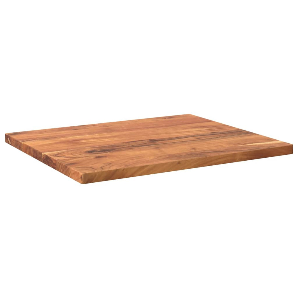 Akazie Tischplatte 60x50 cm Massivholz