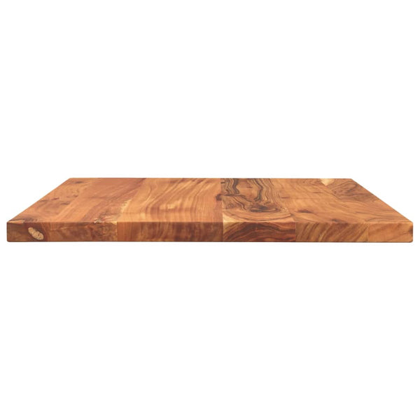 Akazie Tischplatte 60x50 cm Massivholz