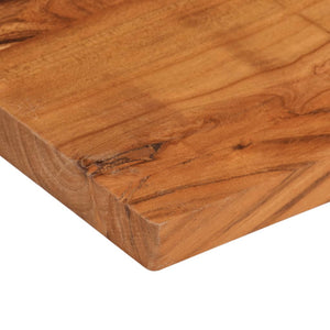 Akazie Tischplatte 60x50 cm Massivholz