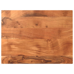 Akazie Tischplatte 80x60 cm Massivholz