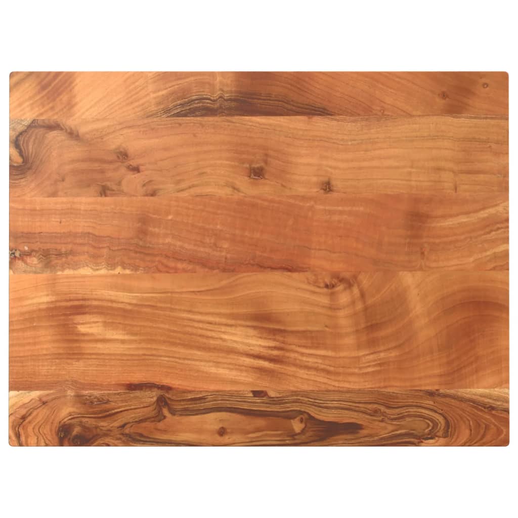 Akazie Tischplatte 90x60 cm Massivholz