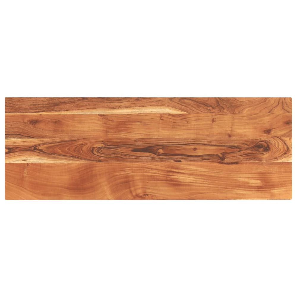 Akazie Tischplatte Massivholz 140x60 cm