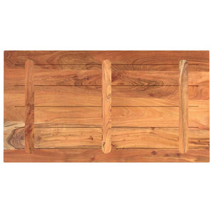 vidaXL Plateau de table 100x70x2,5 cm Rectangulaire Bois massif d'acacia