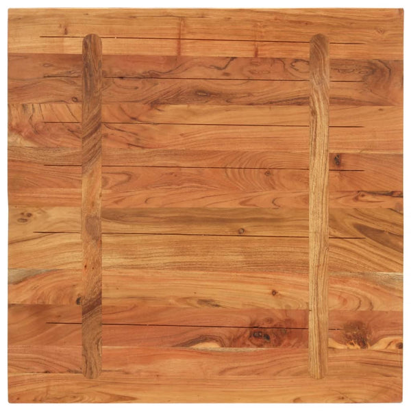 vidaXL Plateau de table 80x80x2,5 cm Carré Bois d'acacia massif