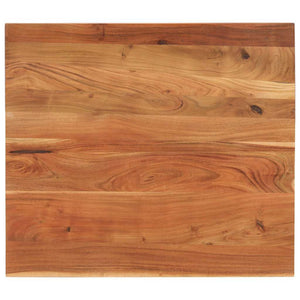 Akazie Tischplatte 90x80 cm Massivholz