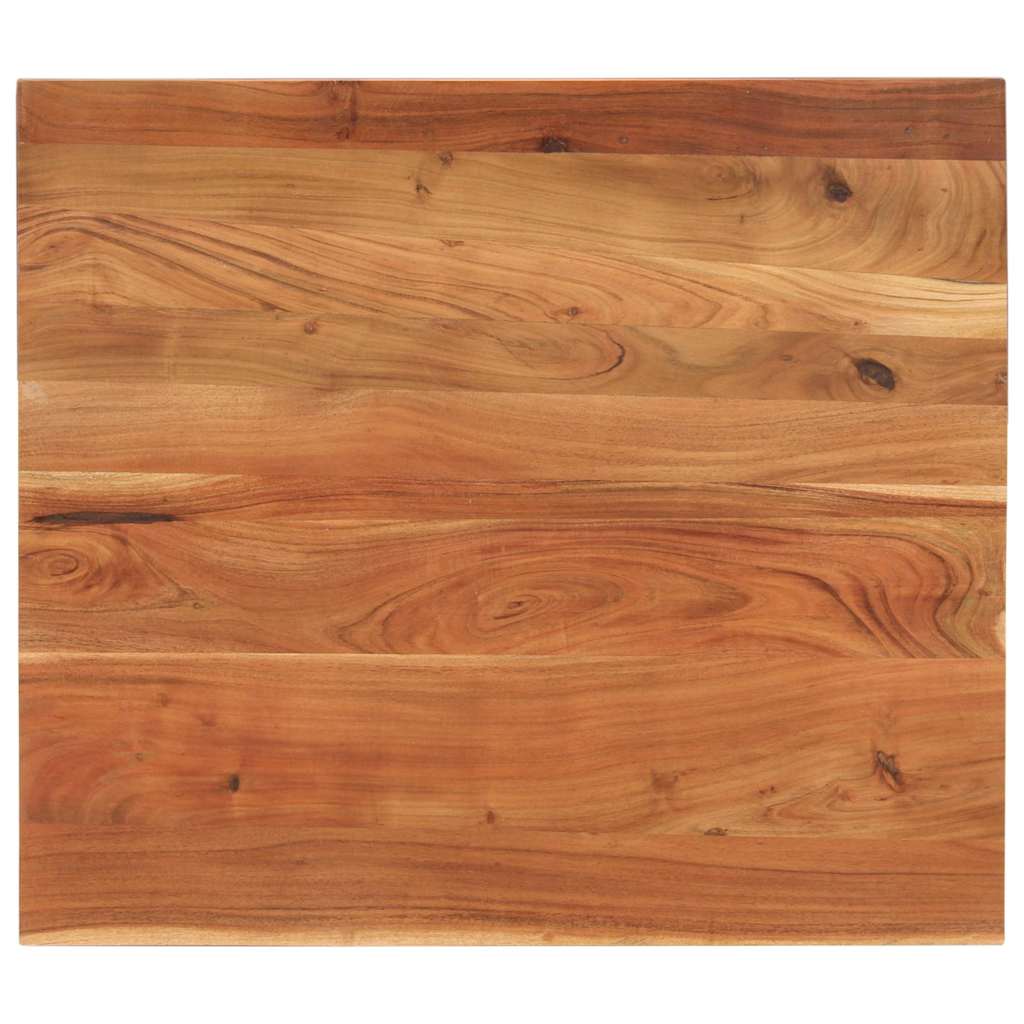 Akazie Tischplatte 90x80 cm Massivholz