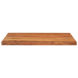Akazie Tischplatte 90x80 cm Massivholz