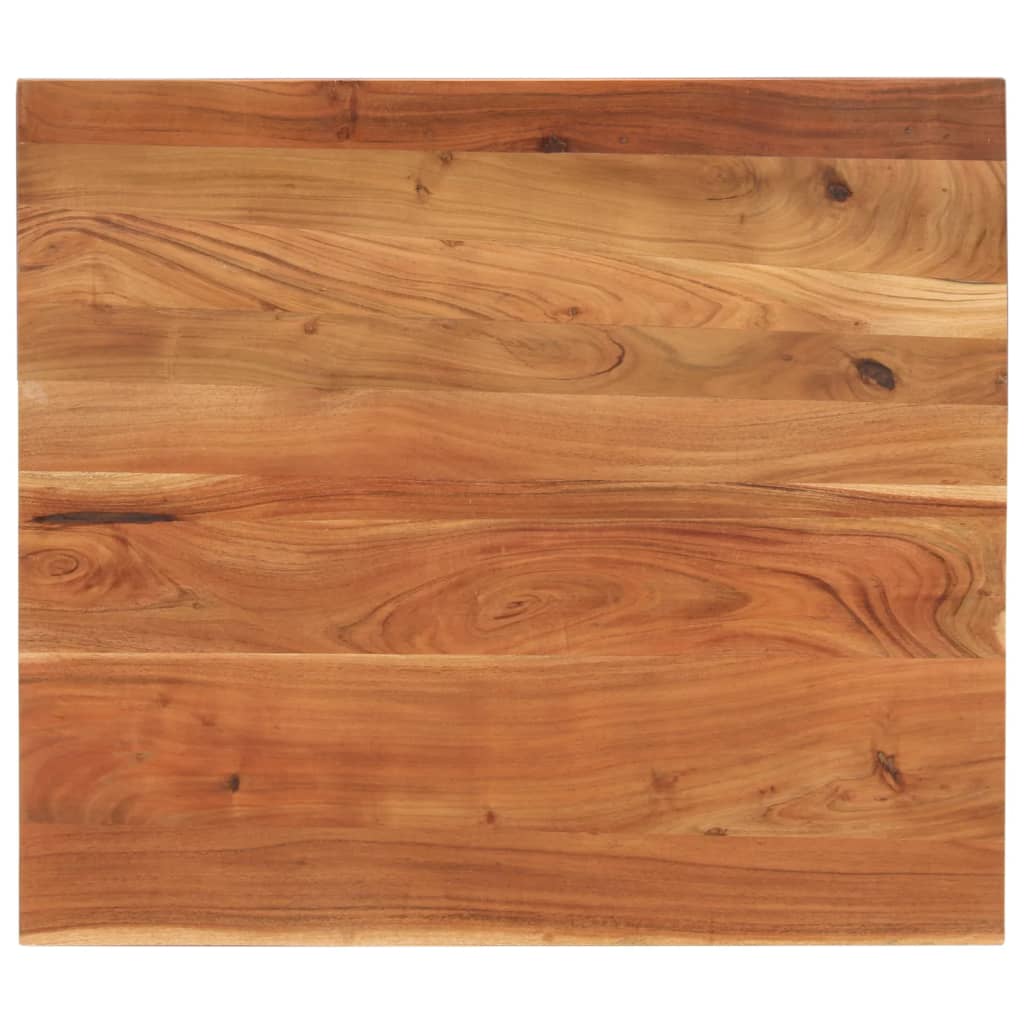 Akazie Tischplatte Massivholz 100x80 cm