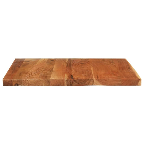 Akazie Tischplatte Massivholz 100x80 cm