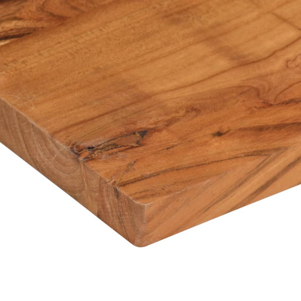 Akazie Tischplatte Massivholz 100x80 cm