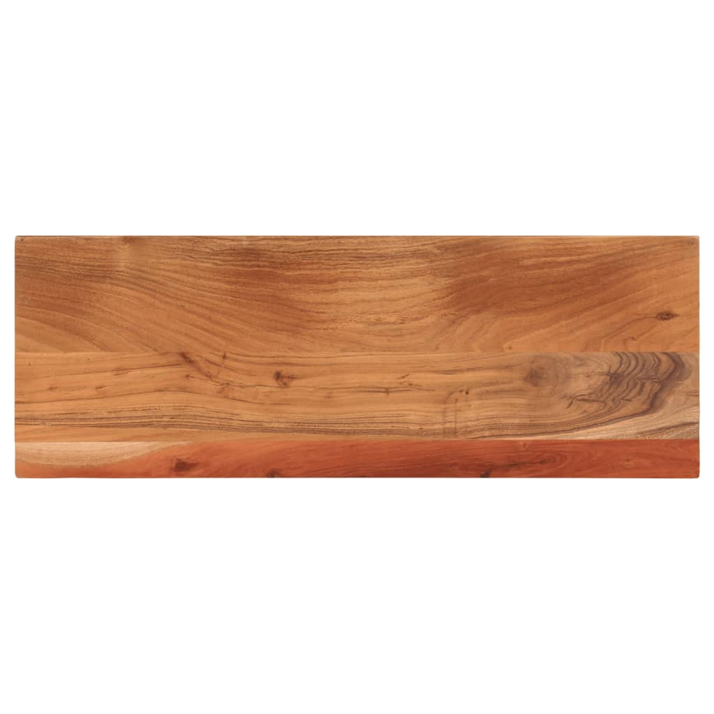 Massivholz Akazie Tischplatte 90x20 cm