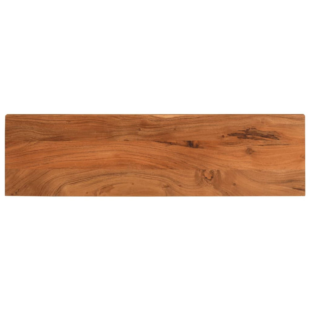 Akazie Tischplatte Massivholz 100x20 cm