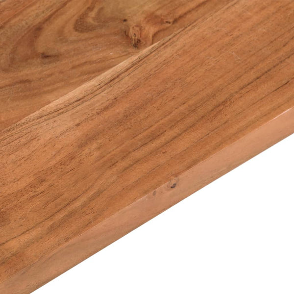 Massivholz Akazie Tischplatte 140x20 cm