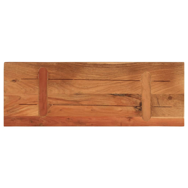 vidaXL Plateau de table 80x30x3,8 cm Rectangulaire Bois d'acacia massif