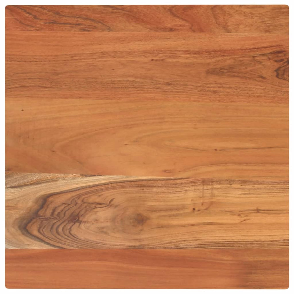 Akazie Tischplatte 40x40 cm Massivholz Quadratisch