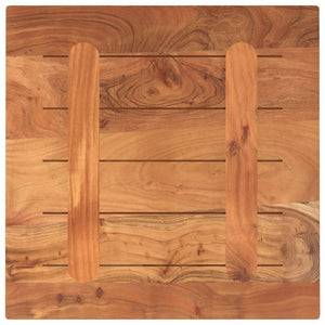Akazie Tischplatte 40x40 cm Massivholz Quadratisch