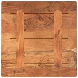 Akazie Tischplatte 50x50 cm Massivholz