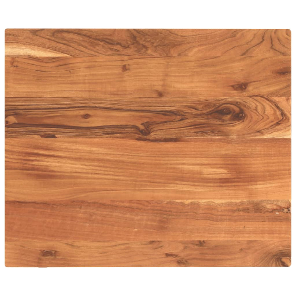 Akazie Tischplatte 60x50 cm Massivholz