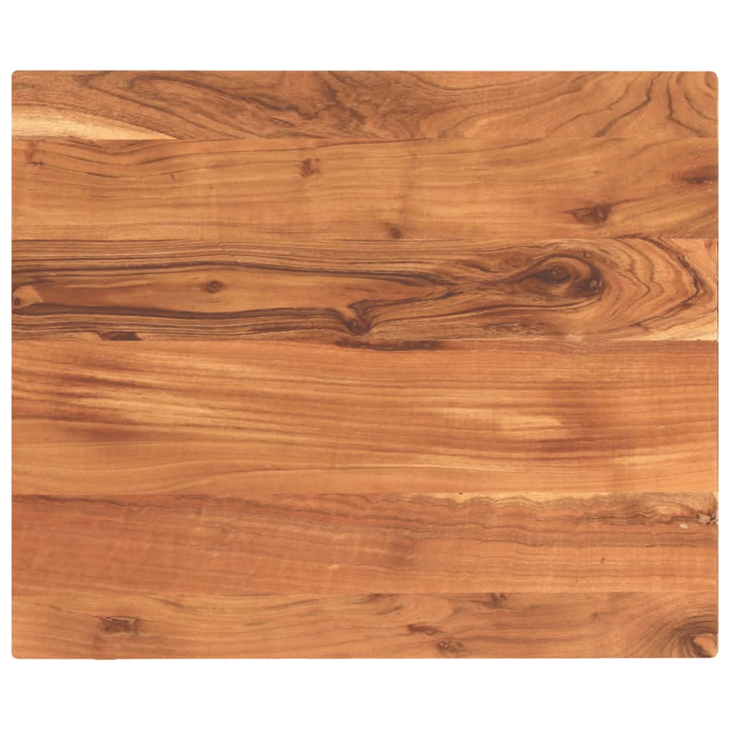 Akazie Tischplatte 60x50 cm Massivholz