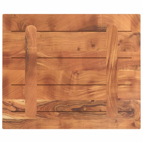 Akazie Tischplatte 60x50 cm Massivholz