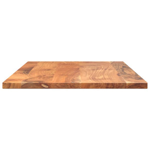 Akazie Tischplatte Massivholz 80x50 cm
