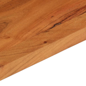 Akazie Tischplatte Massivholz 80x50 cm
