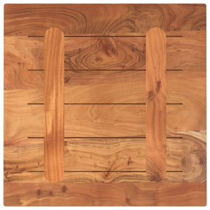 Akazie Tischplatte 60x60 cm Massivholz