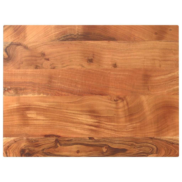 vidaXL Plateau de table 80x60x3,8 cm Rectangulaire Bois d'acacia massif