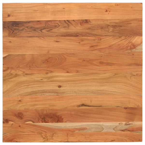 Akazie Tischplatte Quadratisch 80x80 cm