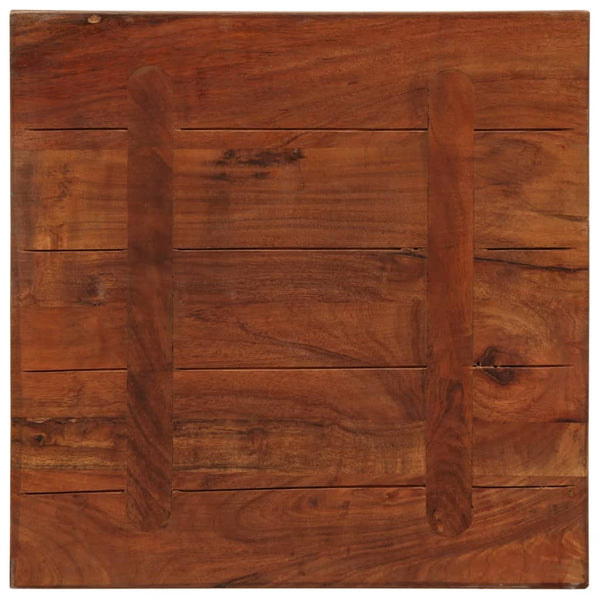 Quadratische Tischplatte Altholz 40x40 cm