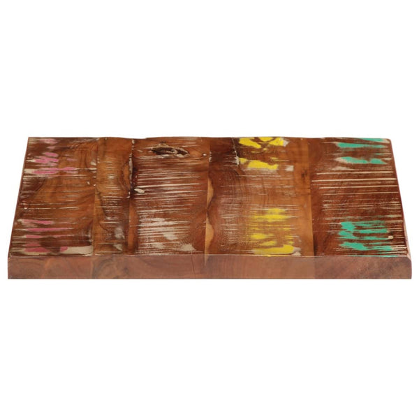 Quadratische Tischplatte Altholz 50x50 cm